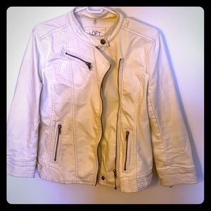 Cream Jean Jacket (utility style)